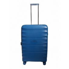 Чемодан дорожный Средний (М) Полипропилен Airtex 242 75л 65,5x46x27,5см Синий (Blue)