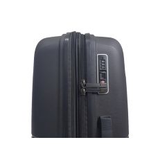 Чемодан дорожный Средний (М) Полипропилен Airteх 245 75л 67,5х46х27,5см Черный (Black)