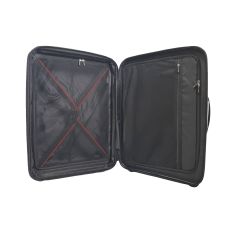 Чемодан дорожный Средний (М) Полипропилен Airteх 245 75л 67,5х46х27,5см Черный (Black)