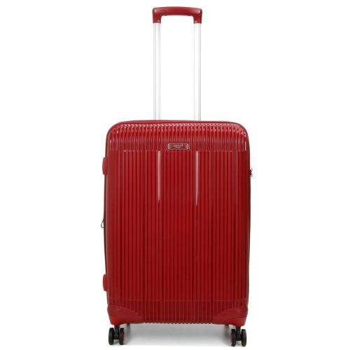 Чемодан дорожный Средний (М) Полипропилен Airtex 637 66 л 67х42х26 Красный (Red)