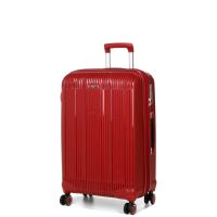 Чемодан дорожный Средний (М) Полипропилен Airteх 637 66 л 67х42х26 Красный (Red)