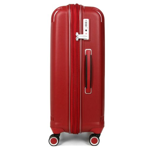 Чемодан дорожный Средний (М) Полипропилен Airtex 637 66 л 67х42х26 Красный (Red)