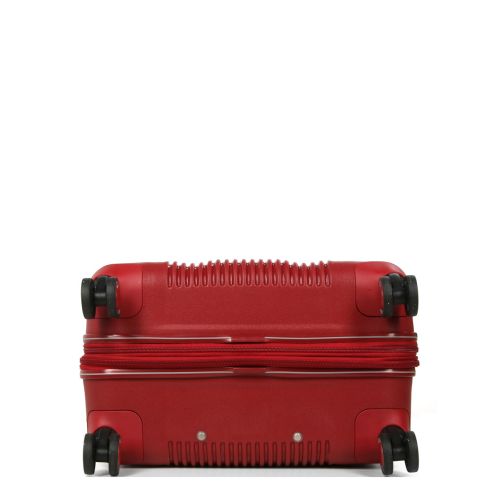 Чемодан дорожный Средний (М) Полипропилен Airtex 637 66 л 67х42х26 Красный (Red)