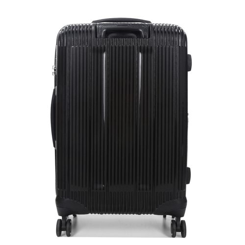 Чемодан дорожный Средний (М) Полипропилен Airtex 637 66 л 67х42х26 см Черный (Black)