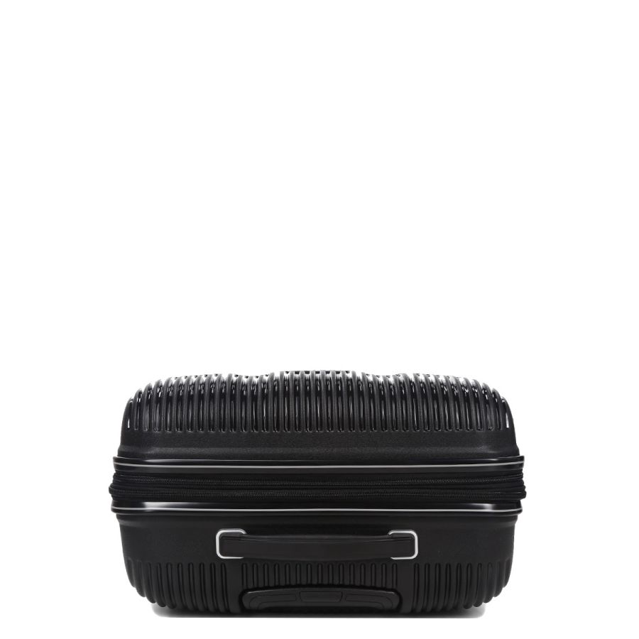 Чемодан дорожный Средний (М) Полипропилен Airtex 637 66 л 67х42х26 см Черный (Black)