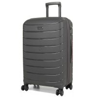 Чемодан дорожный средний (M) полипропилен Snowball 61303 Cologne 59,5 л 66х42х24 см Серый