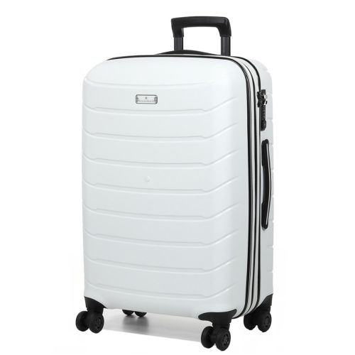 Чемодан дорожный Средний (M) Полипропилен Snowball 61303 Cologne 59,5 л 66х42х24 см Белый