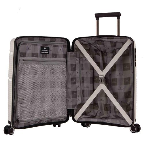 Чемодан Средний M Полипропилен Snowball 94103 Франция 65л 67х45х26см Белый