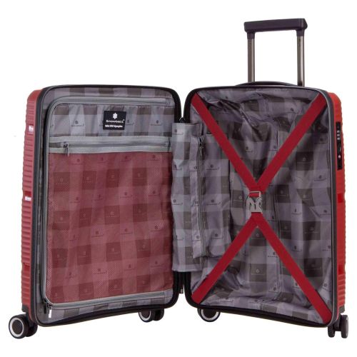 Чемодан Средний M Полипропилен Snowball 94103 Франция 65л 67х45х26см Красный