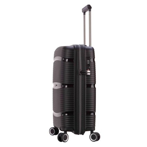 Чемодан Средний M Полипропилен Snowball 94103 Франция 65л 67х45х26см Черный