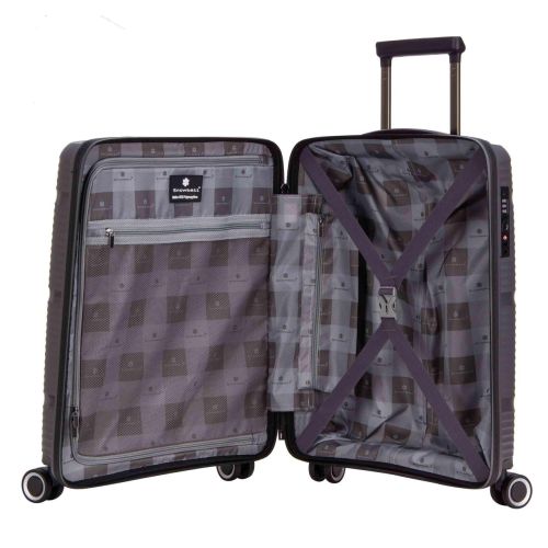 Чемодан Средний M Полипропилен Snowball 94103 Франция 65л 67х45х26см Серый