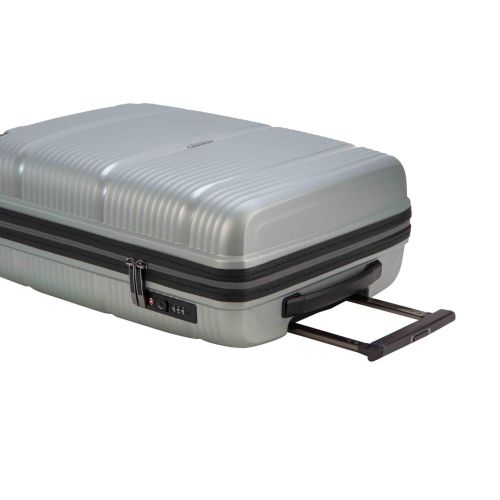 Чемодан Средний M Полипропилен Snowball 94103 Франция 65л 67х45х26см Серебряный