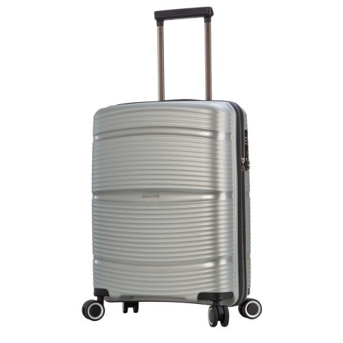 Чемодан Средний M Полипропилен Snowball 94103 Франция 65л 67х45х26см Серебряный