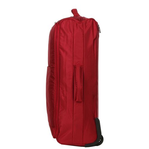 Чемодан Средний (M) тканевый на 2 колесах Airtex 525 Queluz 64x38x21 см 51 л Красный
