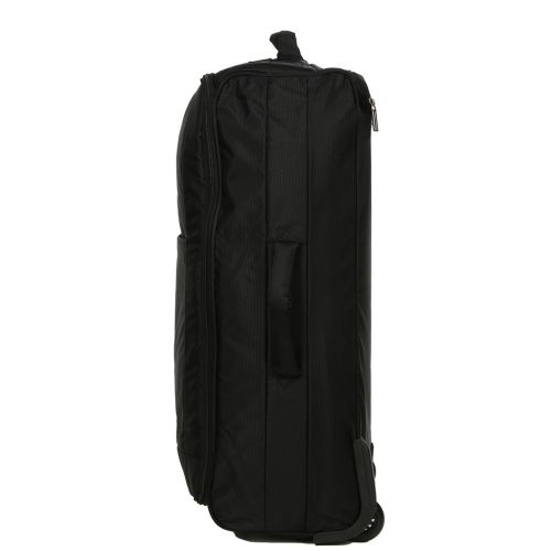 Чемодан Средний (M) тканевый на 2 колесах Airtex 525 Queluz 64x38x21 см 51 л Черный