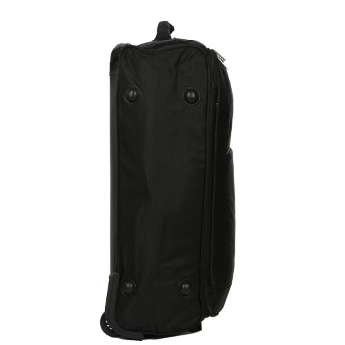 Чемодан Средний (M) тканевый на 2 колесах Airtex 525 Queluz 64x38x21 см 51 л Черный