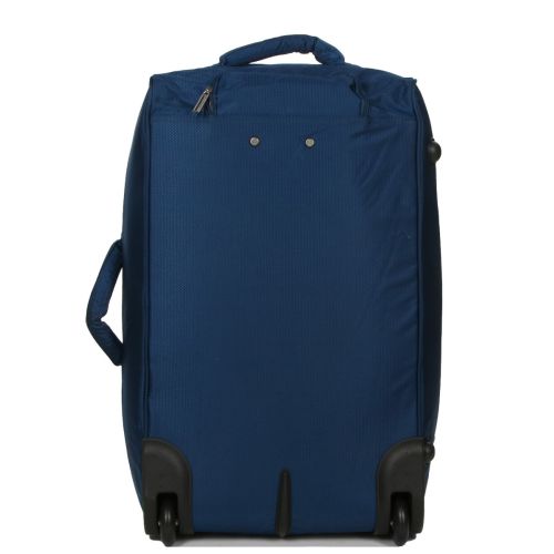 Чемодан Средний (M) тканевый на 2 колесах Airtex 525 Queluz 64x38x21 см 51 л Синий