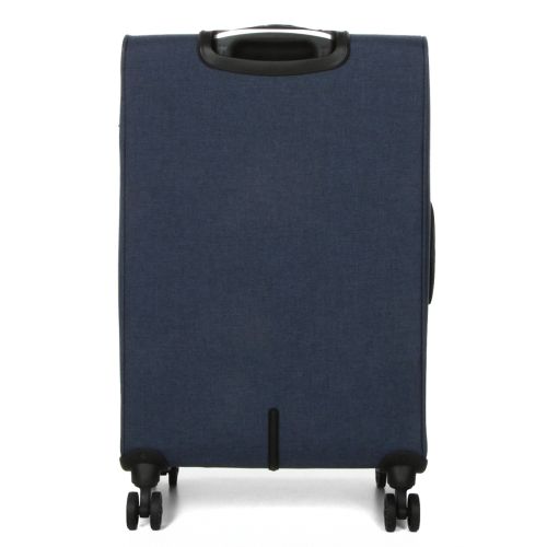 Чемодан Средний (M) тканевый Airtex Worldline Tirana 608 на 4 колесах 65x41x23см 69л Синий