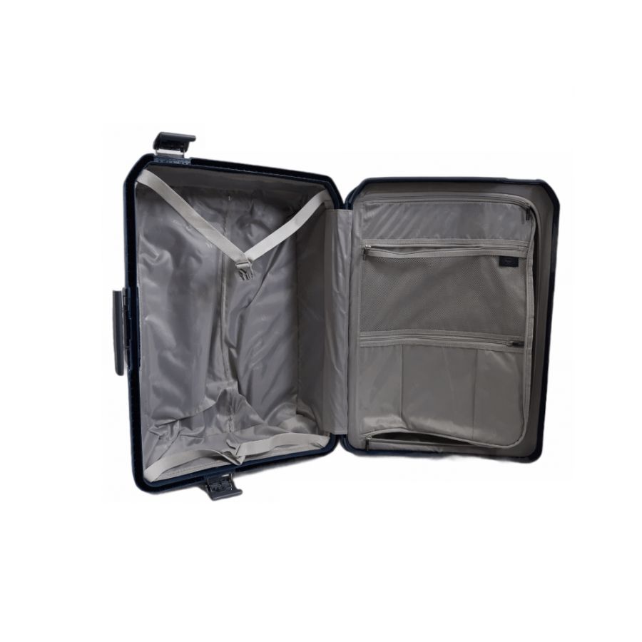 Чемодан из полипропилена Средний (M) Airtex 226 70л 65x46x27см Синий (Blue)