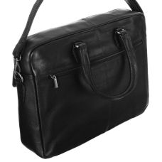 Мужская кожаная сумка-портфель для ноутбука 14 дюймов Always Wild LAP15602NDM Черная