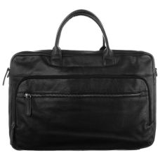 Мужская кожаная сумка, портфель для ноутбука Always Wild LAP513NDM черная