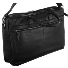 Мужская кожаная сумка, портфель для ноутбука Always Wild LAP513NDM черная