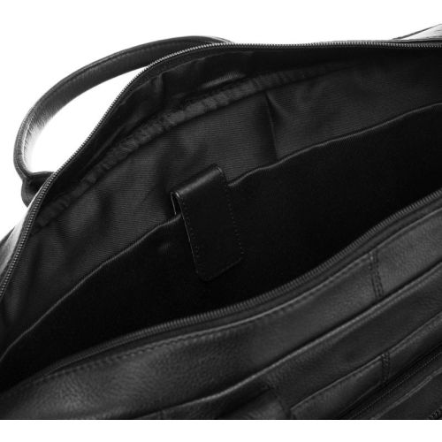 Мужская кожаная сумка, портфель для ноутбука Always Wild LAP513NDM черная