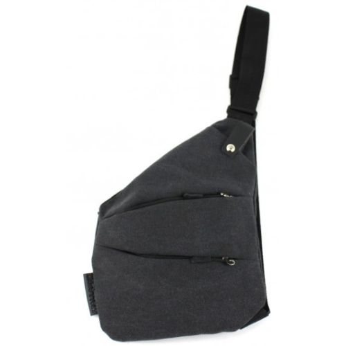 Мужская нагрудная сумка из коттона Wallaby 1135 Серая