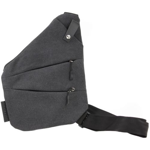 Мужская нагрудная сумка из коттона Wallaby 1135 Серая