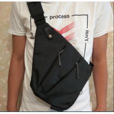 Мужская нагрудная сумка Wallaby 113 Черная