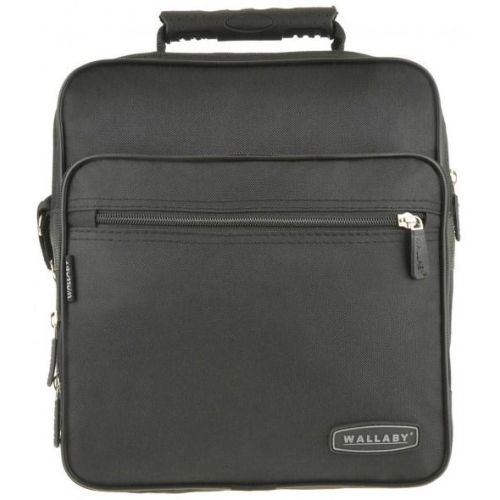 Небольшая мужская сумка из полиэстера Wallaby 2431 Черная