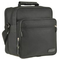 Небольшая мужская сумка из полиэстера Wallaby 2431 Черная