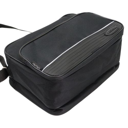 Практичная мужская  сумка из полиэстера Wallaby 2130 Черная