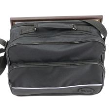 Сумка мужская Wallaby из полиэстера практичная 31х22 см Черная