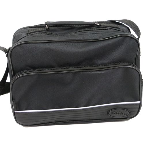 Практичная мужская  сумка из полиэстера Wallaby 2130 Черная
