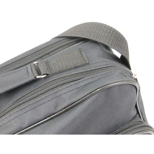 Практичная мужская  сумка из полиэстера Wallaby 2130 Черная