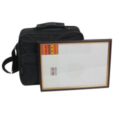 Прочная сумка мужская из жатки Wallaby 2407 Черная 