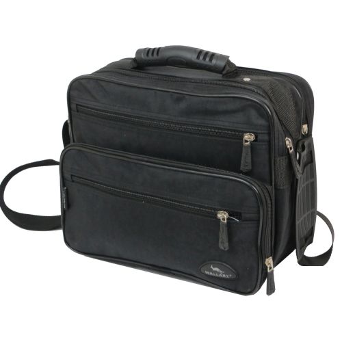 Прочная сумка мужская из жатки Wallaby 2407 Черная