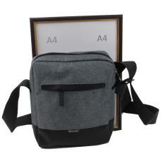 Тканевая мужская городская сумка Wallaby 2423 Серая