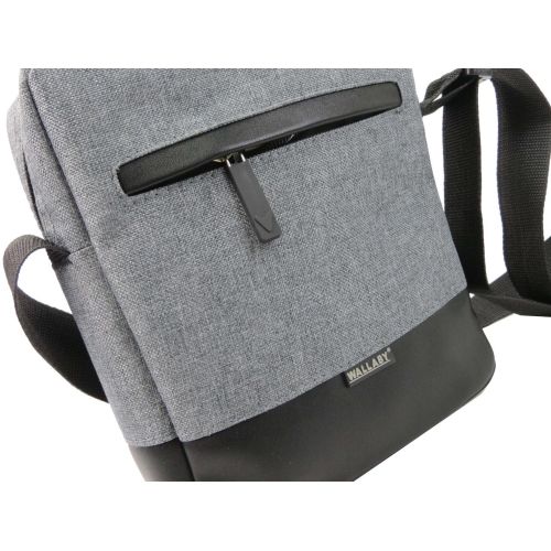 Тканевая мужская городская сумка Wallaby 2423 Серая