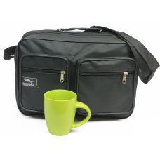 Вместительная мужская сумка Wallaby 2621 Черная 