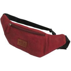 Кожаная сумка на пояс  Always Wild WB-01-18562 Красная