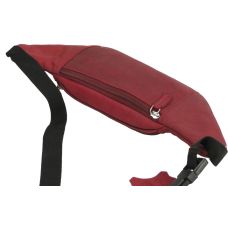 Кожаная сумка на пояс  Always Wild WB-01-18562 Красная