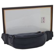 Кожаная сумка на пояс Always Wild WB01SP  Синяя