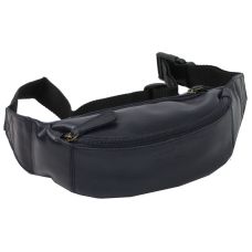 Кожаная сумка на пояс Always Wild WB01SP  Синяя