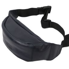 Кожаная сумка на пояс Always Wild WB01SP  Синяя