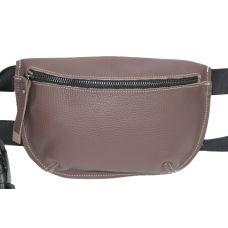Кожаная сумка на пояс бананка Borsacomoda 908.028 Коричневая