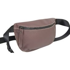 Кожаная сумка на пояс бананка Borsacomoda 908.028 Коричневая