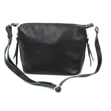 Кожаная женская сумка через плечо Borsacomoda черная 809.023