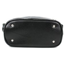 Кожаная женская сумка через плечо Borsacomoda черная 809.023